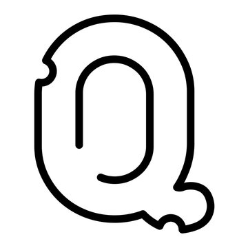 recommend clip art: Q letter mice font.