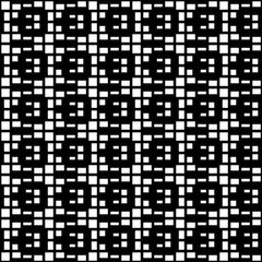 Seamless pattern. Squares, rectangles wallpaper. Checks, figures ornament. Ethnic motif. Tiles, shapes backdrop. Geometric background. Mosaic illustration. Digital paper, textile print, vector