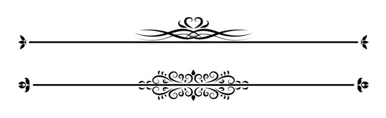 Divider and border vector design