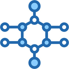 Vector Icon Molecule Structure, Molecule, Science, DNA, Genetics
