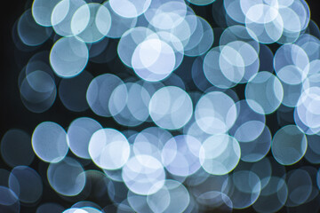 blue bokeh background