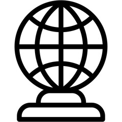 Vector Icon Global, globe, internet, world, connection