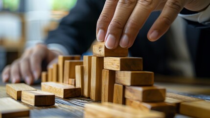 Developing strategies to mitigate risks and capitalize on opportunities  AI generated illustration