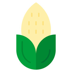 Vector Icon Corn, maize, vegetable