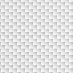 cut boxes shape abstract geometric background seamless pattern of squares Random shifted white cube boxes block background for wallpaper box vector pattern - cut paper background 	