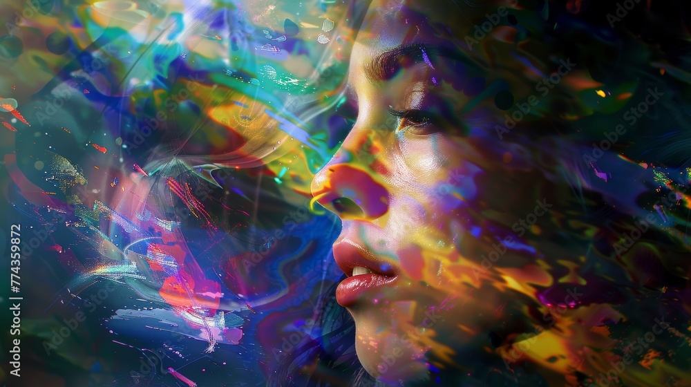 Aufkleber examining the ways in which ai can assist artists in exploring new mediums and techniques raw ai gen