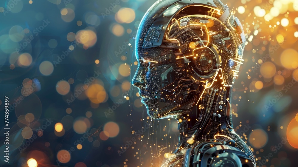 Poster examining the ways in which ai can assist artists in exploring new mediums and techniques ai generat