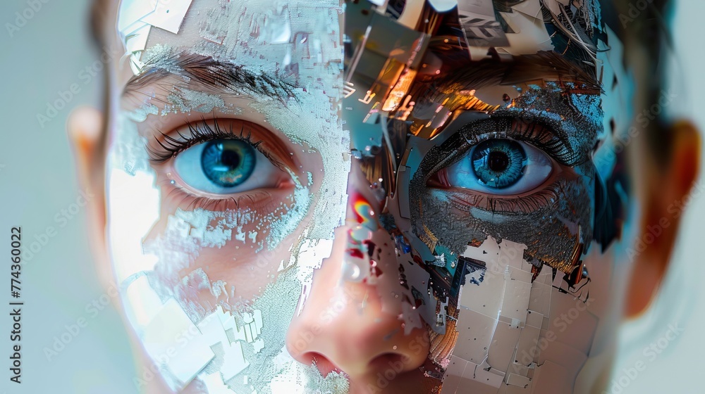 Poster exploring the implications of aigenerated art on our understanding of aesthetics and beauty ai gener