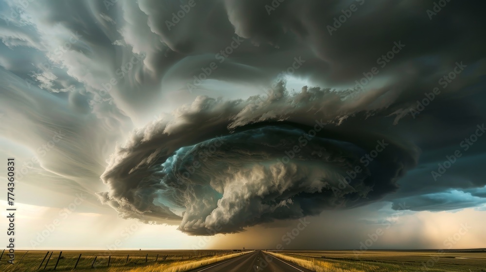 Poster fastmoving weather fronts professional captures of weather fronts in motion freezing the dynamic mot
