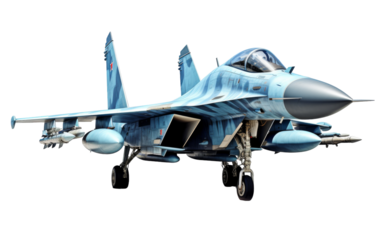 A fighter jet roars through a pristine white sky, leaving a trail of power and speed in its wake