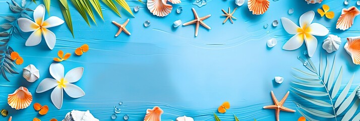 Summer background, colorful backdrop.