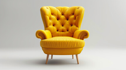 Color armchair. modern designer chair on white