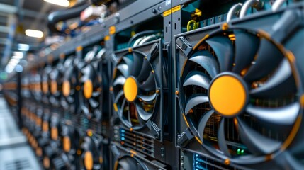 High-Performance Server Cooling Systems in a Data Center. Generative ai