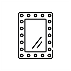Mirror icon editable stock vector icon