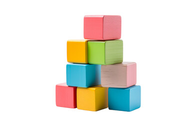 A stack of colorful blocks balancing on top of each other in a whimsical and vibrant display