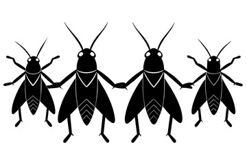 grasshopper vector illustration