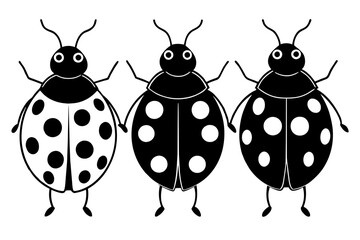ladybug vector illustration