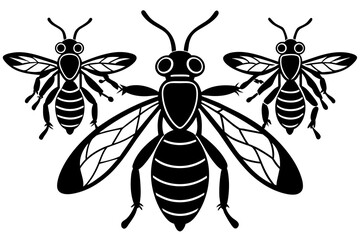 wasp vector illustration