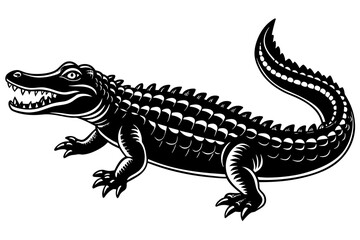  alligator vector illustration