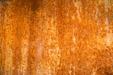 Rust texture on metal rusted surface can be used for background