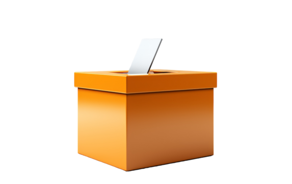 An orange box holds a white paper revealing a mysterious message