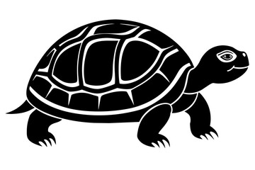 turtle silhouette vector illustration