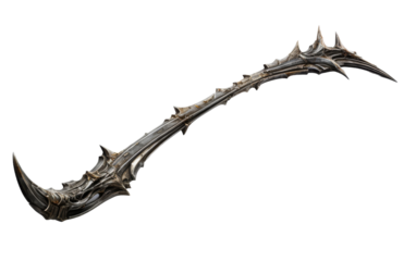 A massive metal object covered in menacing spikes