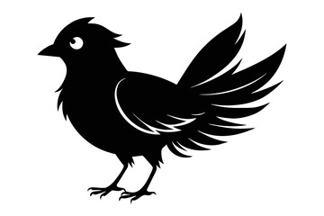  silhouette image,Indiebird,vector illustration,white background