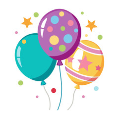 three-diffirent-shape-balloons-illustration