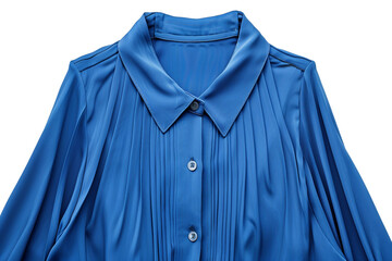 Blue Blouse Isolated on a Transparent Background