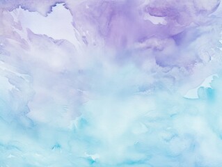 Sienna Cyan Lilac abstract watercolor paint background barely noticeable with liquid fluid texture for background, banner with copy space and blank text area 
