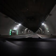 road tunnel on the way to Zakopane - road opening, road improvement - possible toll