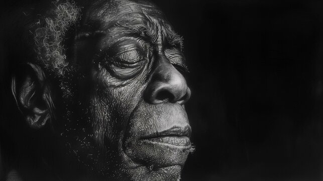 Soulful Serenade: Vintage Jazz Musician Portrait, generative ai