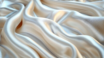 Silk texture background, pearl white colour, gentle natural background