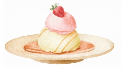 Obraz na płótnie Canvas Frozen Fantasy: Tempting Ice Cream Dessert Creations