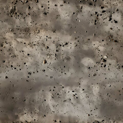 smooth dark brown gray concrete external building wall with a few tiny barnacles on it, texture, low contrast,