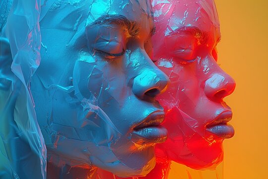 Create a dialogue between two friends discussing the importance of self-acceptance and embracing one's unique beauty