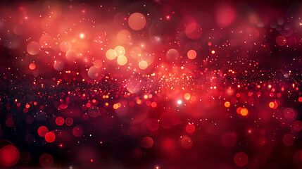Red bokeh  lights, Glowing and shiny red  background, ruby sheen texture, iridescence high resolution decoration material background, high resolution graphic source for decoration materials
