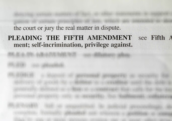 Obraz premium fifth amendment