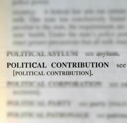 political contribution