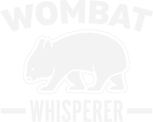 Funny Wombat Whisperer Svg Design
These file sets can be used for a wide variety of items: t-shirt design, coffee mug design, stickers,
custom tumblers, custom hats, printables, print-on-demand, pillo
