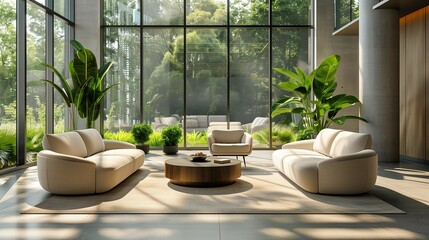 Bright and Airy Workplace, generative ai