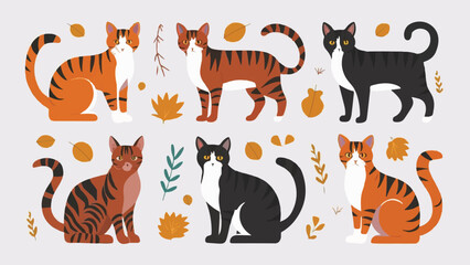 Collection of Animal Vectors on a White Background