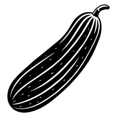 cucumber silhouette vector illustration svg file