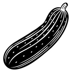 cucumber silhouette vector illustration svg file