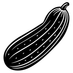 cucumber silhouette vector illustration svg file