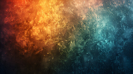 Fototapeta premium Black Blue Green Gold Orange: A Spray Texture Color Grad 7ae7cf37