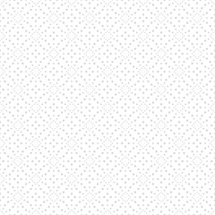 Subtle minimal dotted seamless pattern. Vector geometric minimalist texture with small dots, circles in regular grid. Abstract beige and white background. Simple elegant repeating delicate geo design