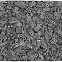 pattern, abstract, Nigerian, Ghanaian, Kenyan, simple, black and white, traditional