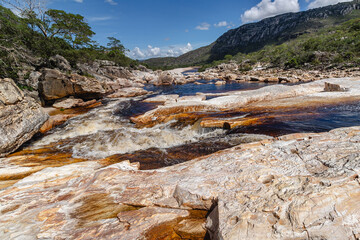 rio no distrito de Conselheiro Mata, na cidade de Diamantina, Estado de Minas Gerais, Brasil